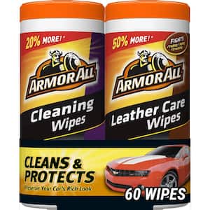 Leather Care and Car Cleaning Wipes (2 - 30-Count)