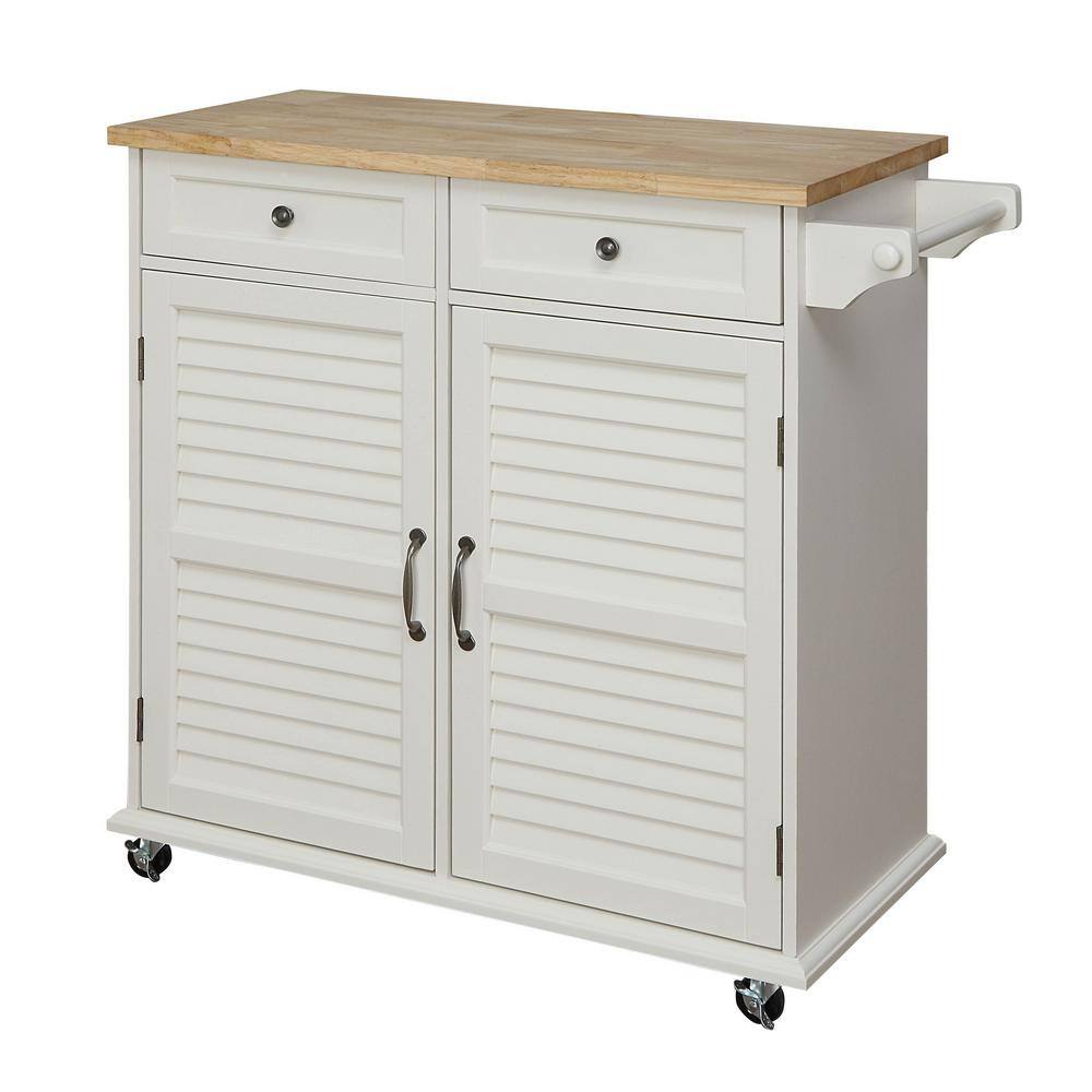 Portland Black Small Kitchen Cart - thumbnail 3