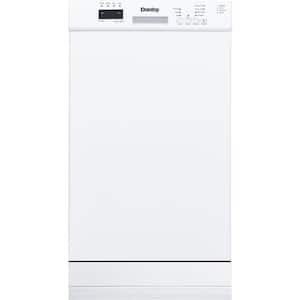 EdgeStar 18 in. Front Control Dishwasher in White with Stainless Steel Tub  BIDW1802WH - The Home Depot