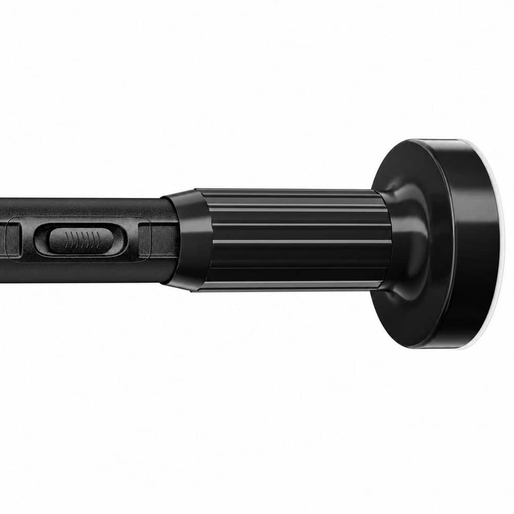 41 to 86 in. Black Metal Tension Curtain Rod for Bathroom Window, Patio and Wardrobe, No Drill price history on PriceWatchPro
