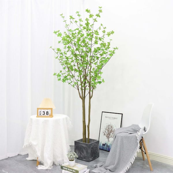 Garvee 4. 9 ft. Artificial Enkianthus Tree Tall Fake Enkianthus Tree, Realistic Fake Potted Plants
