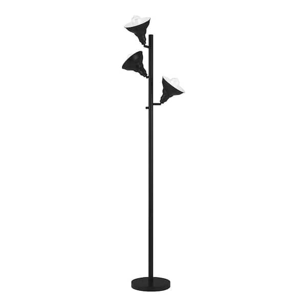 Selsdon 65 in. Black Tree Floor Lamp