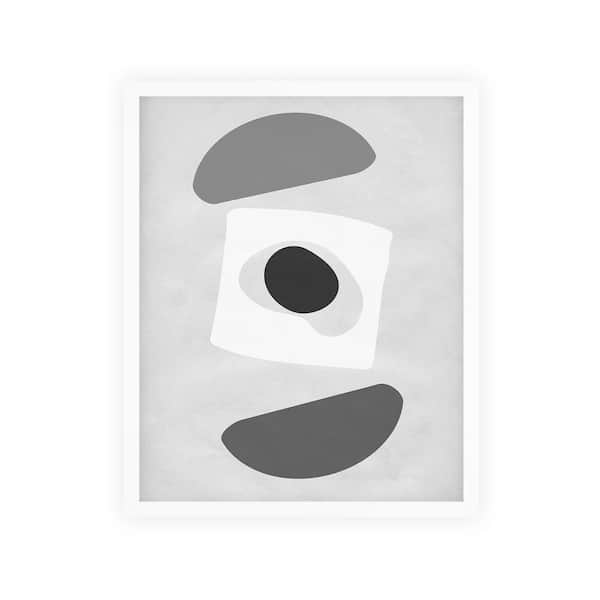 Unbranded Abstract Nature Shapes Framed Abstract Art Print 42 in. x 34 in.