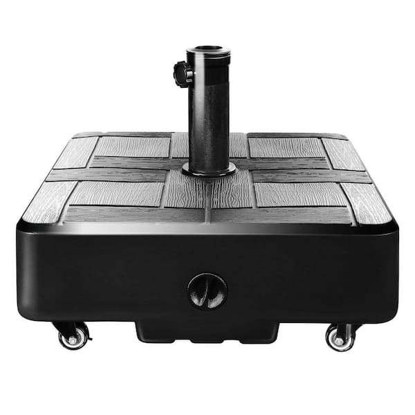 blaney black patio umbrella base Outsunny 50 lbs. Heavy Duty 20.5" for 1.5" or 2" Poles The base compliments existing patio dcor with its attractive neutral colors. MOEPISY Black Patio Umbrella Base,