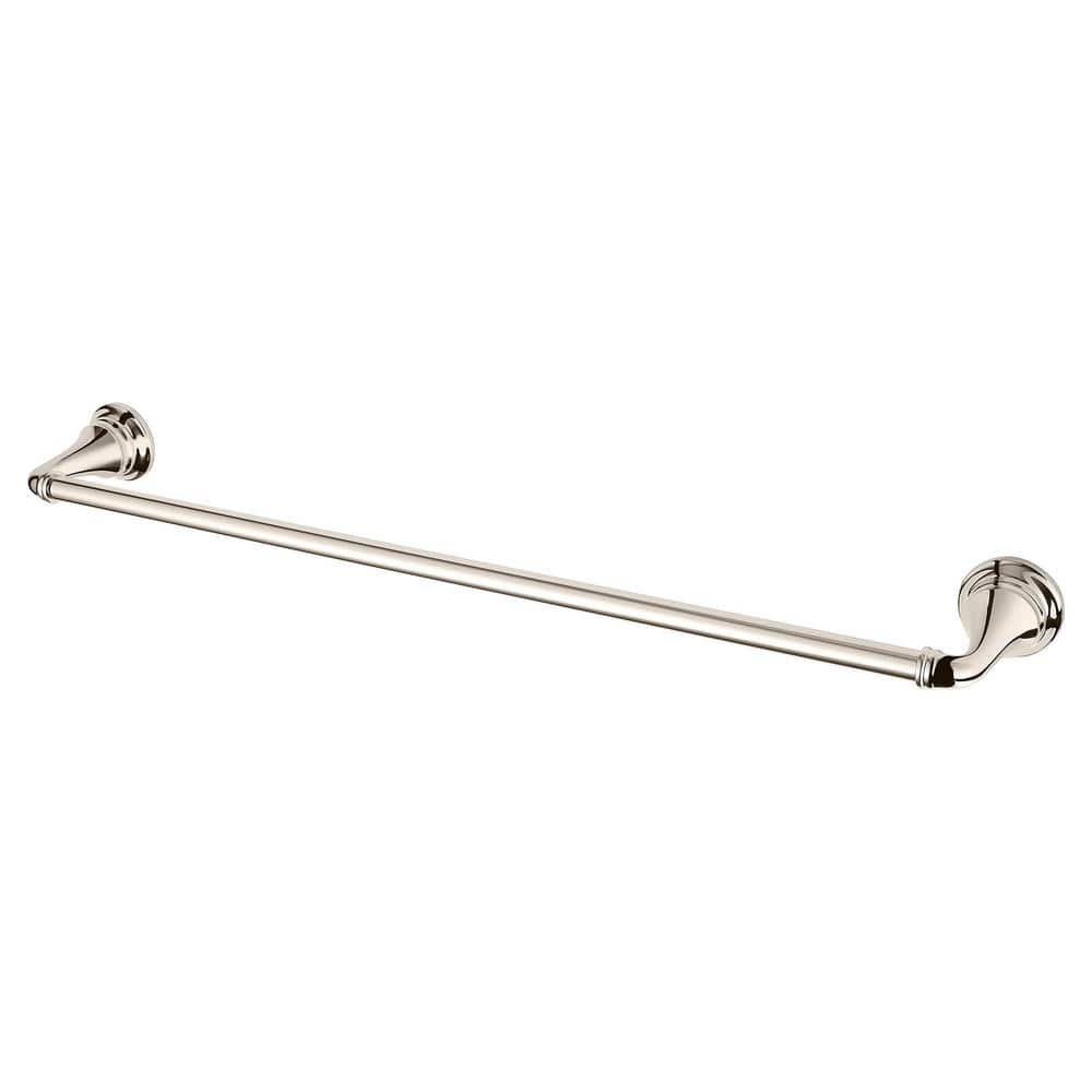 Delancey 24'' Polished Nickel Wall Mounted Towel Bar