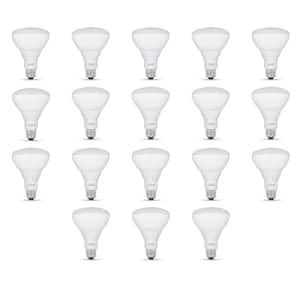 65-Watt Equivalent BR30 Dimmable CEC Title 20 ENERGY STAR 90+ CRI E26 Flood LED Light Bulb, Bright White 3000K (18-Pack)