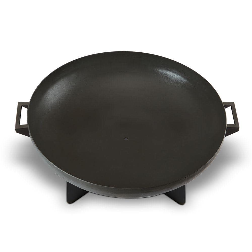 Gray Heavy-Gauge Steel Wood Burning Fire Pit