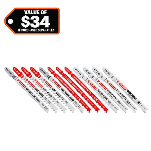 DIABLO T-Shank Jig Saw Blade Set (12-Piece)
