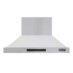 Professional 48 in. 900 CFM Ducted Wall Mount Range Hood with Light in White