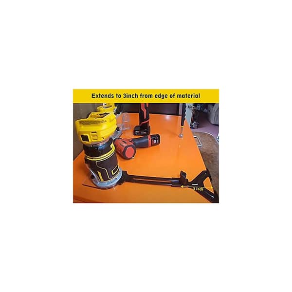 10 Inch Iron Straight Edge Guide Router Accessory with Quick