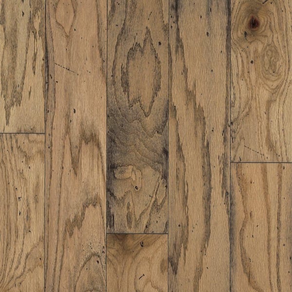 Bruce Take Home Sample - Distressed Oak Toast Engineered Hardwood Flooring - 5 in. x 7 in.