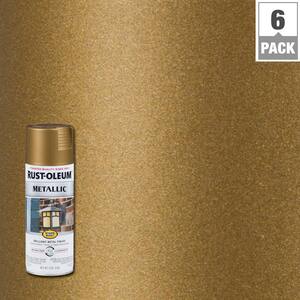 11 oz. Metallic Champagne Bronze Protective Spray Paint (6-Pack)