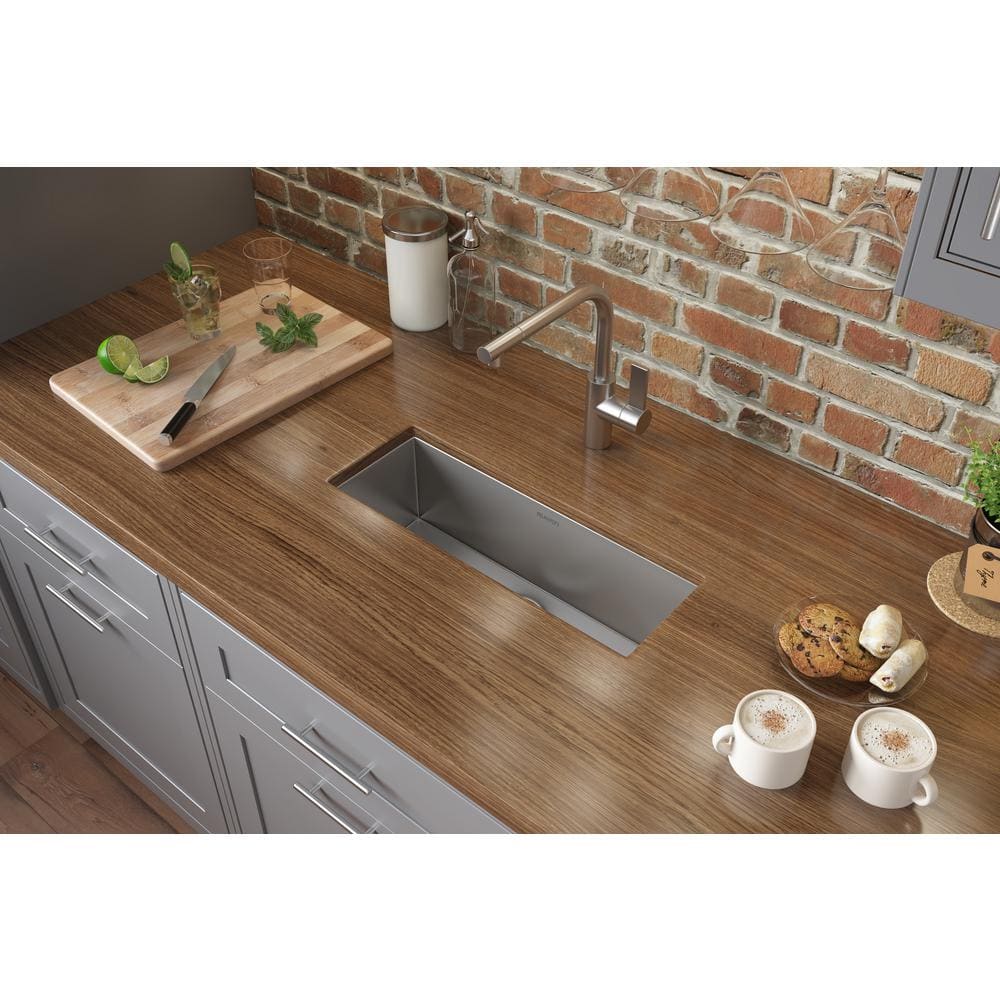 Nesta 23" Stainless Steel Undermount Bar Prep Sink with Satin Finish