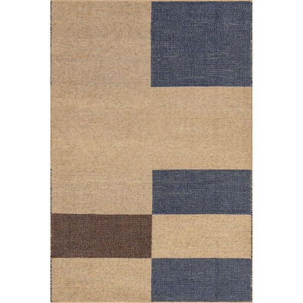RUGS USA Molino Jute Natural 5 ft. x 8 ft. Indoor/Outdoor Patio Rug
