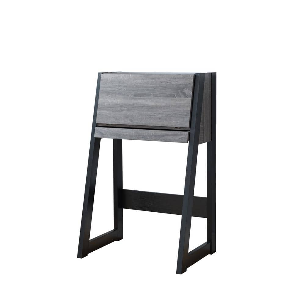 Furniture of America Claude 26 in. W Rectangular Dark Gray