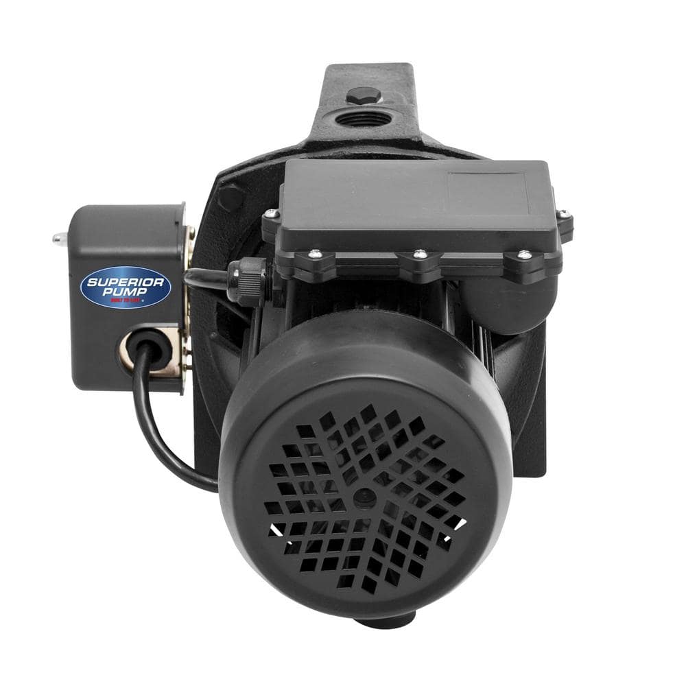 Superior 1/2 HP Black Cast Iron Shallow Well Jet Pump