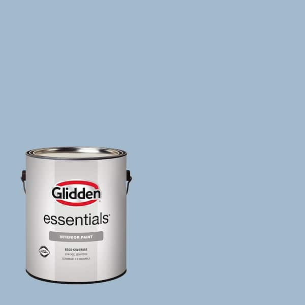 Glidden Essentials 1 gal. Always Blue PPG1156-3 Flat Interior Paint