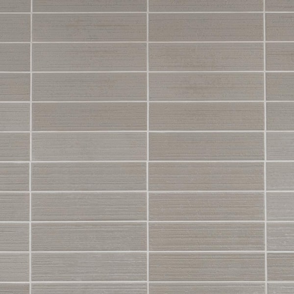 Ivy Hill Tile Barclay Sage Green 2.55 in. x 10.27 in. Textured Matte Ceramic Wall Tile (6.24 sq. ft./Case)