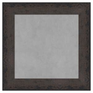 Dappled Black Brown 21 in. x 21 in. Framed Magnetic Board