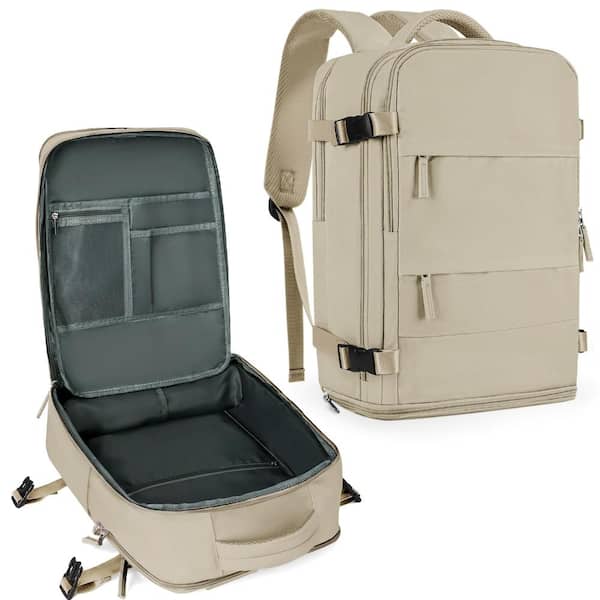 backpack with laptop and shoe compartment for Men 33L Travel Backpack Multifunction Business buy best travel backpack Mouteenoo Travel Backpack with Shoes