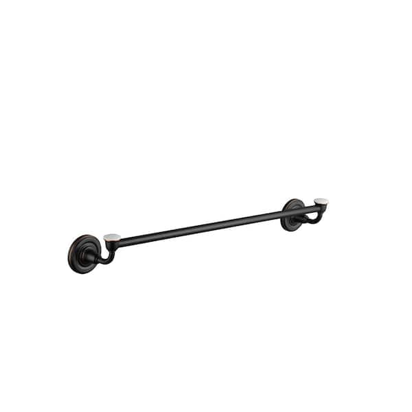 Glacier Bay Warnick 18 in. Wall-Mount Towel Bar in Bronze