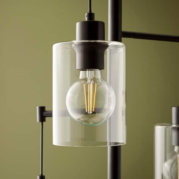 60-Watt Equivalent G25 Globe Dimmable ENERGY STAR Clear Glass Filament LED Vintage Edison Light Bulb Soft White (3-Pack)