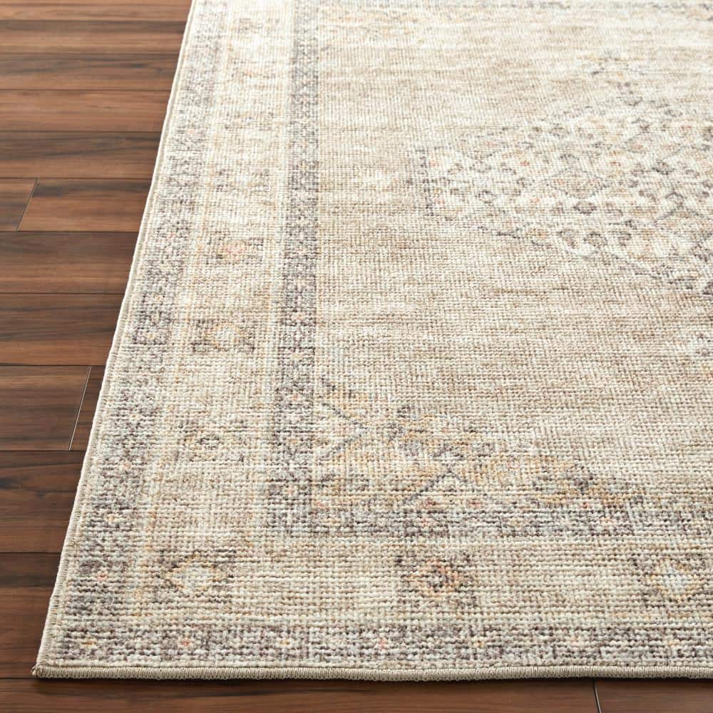 Handmade Black Medallion Synthetic 9' x 12' Rug