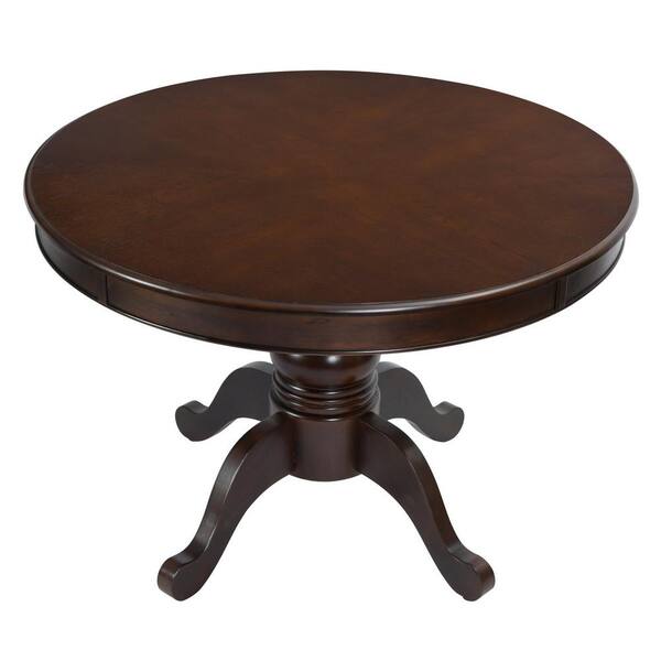 Nyhus Nebula 47 in Round Black Oak Wood Table (Seats 4) NOLA-4620 - The  Home Depot