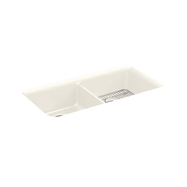 Reviews for KOHLER Cairn Undermount Neoroc Granite Composite 33.5 in. Double Bowl Kitchen Sink