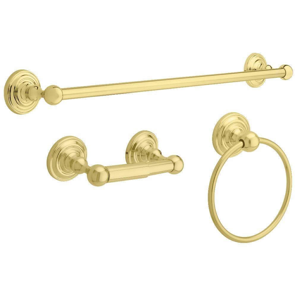 Antique Brass Bathroom Accessories Towel Bar Ring Holder Bathroom
