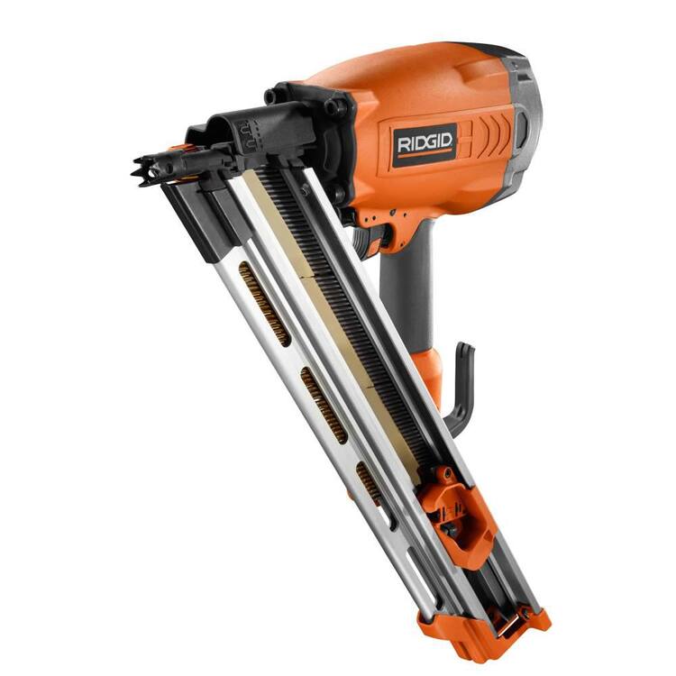 RIDGID Pneumatic 30 to 34-Degree 3-1/2 in. Clipped Head Framing Nailer