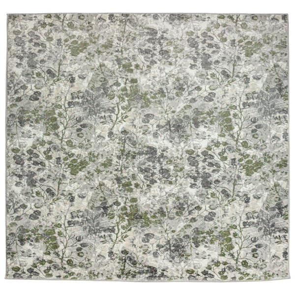 Livigno 1242 Transitional Floral Green 5 ft. x 8 ft. Area Rug