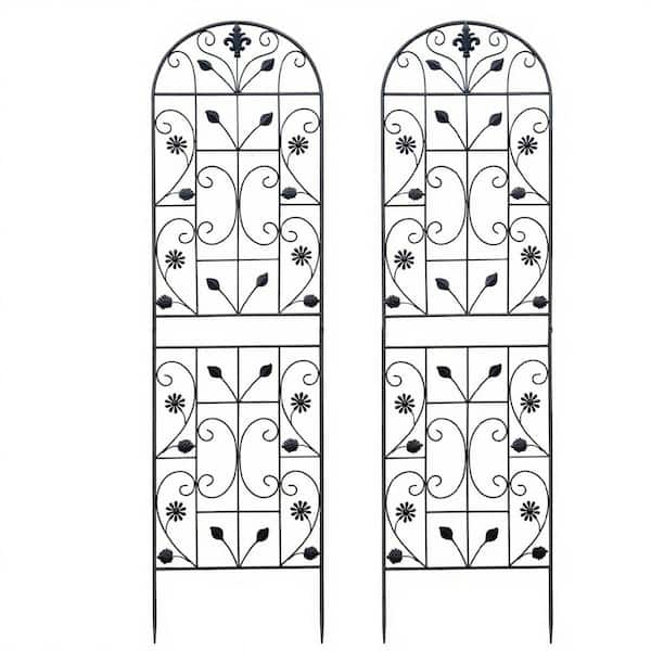 70.8 in. x 19. 6 in. Generic Metal Garden Trellis for Climbing Plants Outdoor