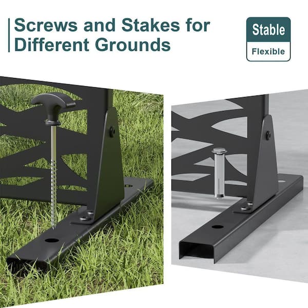 Lirago 47.2 in. W x 76 in. H Freestanding Partition Wall Dividers