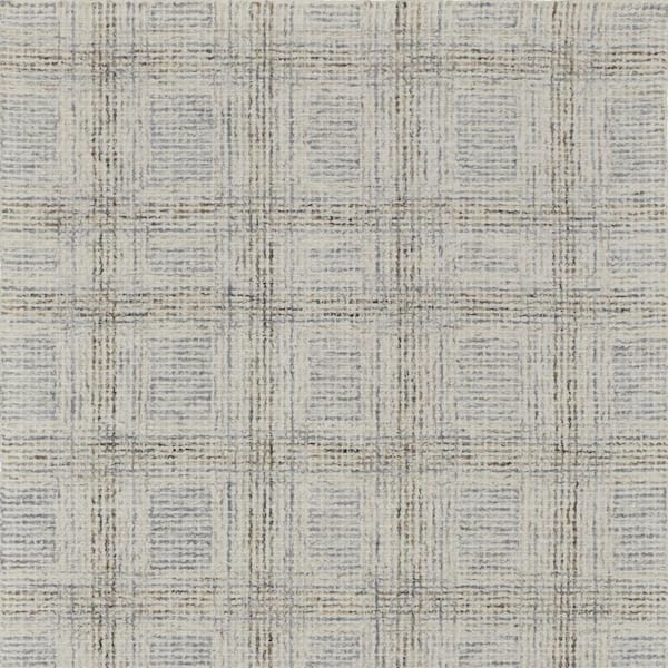 Ivory, Gray Geometric 10 ft. x 14 ft. Area Rug