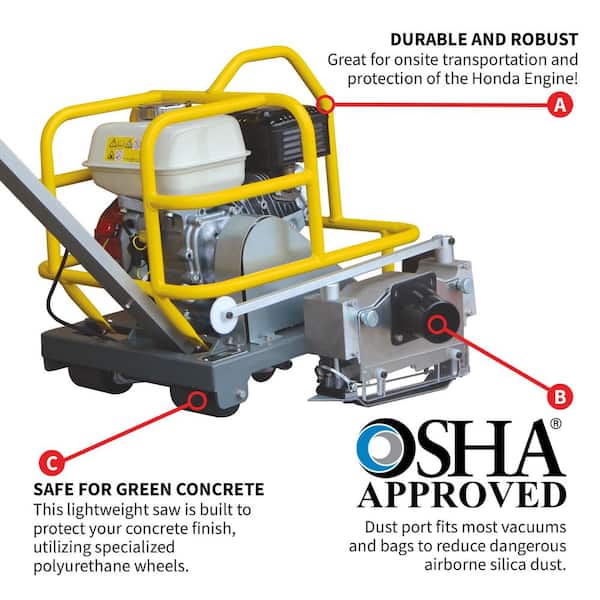 Tomahawk Power 6 in. 3.5 HP Honda Early Entry Walk Behind Green