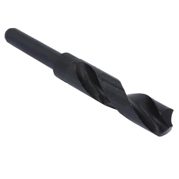 7/8 in. High Speed Steel Black Oxide Reduced Shank Drill Bit with 1/2 in. Shank