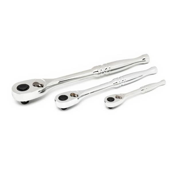Husky 1/4 in., 3/8 in., and 1/2 in. 72-Tooth Ratchet and Husky 1/4 in., 3/8 in., and 1/2 in. 72-Tooth Ratchet and