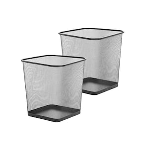 YBM Home 2484vc-2 4.75 gal Steel Mesh Round Open Top Waste Basket Wire Bin  Trash Can, 2 - Fry's Food Stores