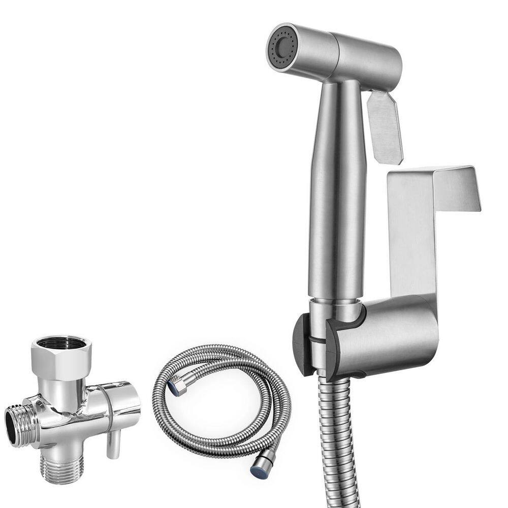 Handheld Bidet Sprayer Bidet Attachment with Adjustable Water Pressure and Stainless Steel Hose Included Nickel Finish price history on PriceWatchPro
