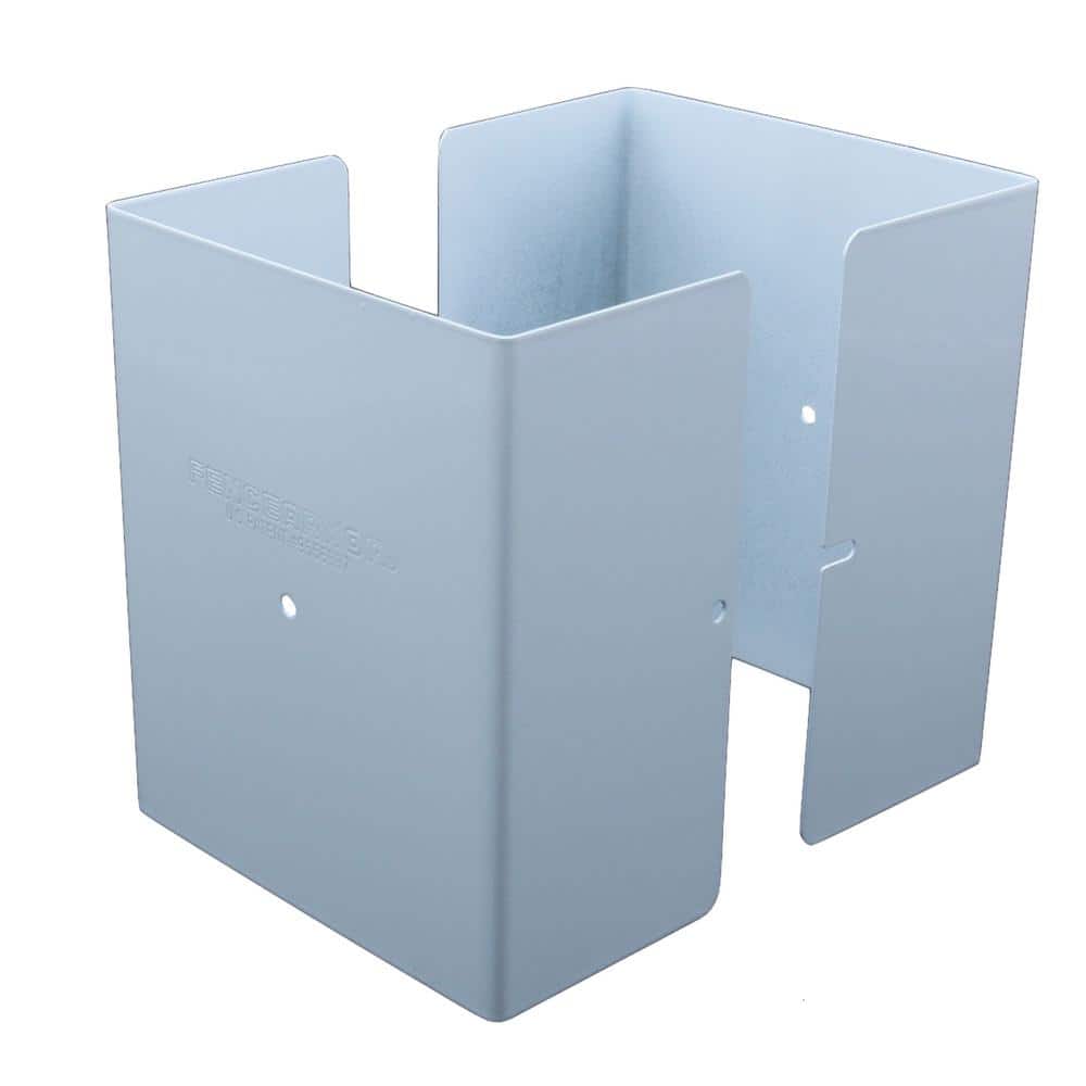 5.5 in. x 5.5 in. x 1/2 ft. H Powder Coated White - Galvanized Steel Pro Series Mailbox and Fence Post Guard price history on PriceWatchPro