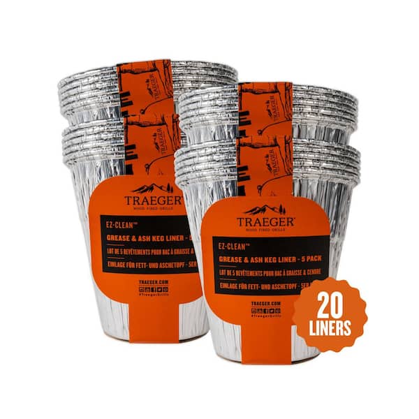 Traeger Grease and Ash Keg Liner (20-Pack)