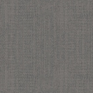 Bazaar Collection Charcoal Gray Moss Stripe Design Non-WOven Paper Non-Pasted Wallpaper Roll (Covers 57 sq. ft.)