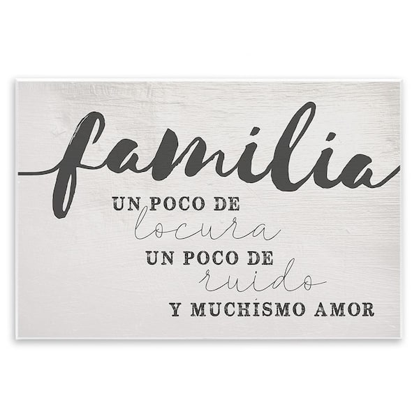 Stupell Industries Family Lots of Love by Lil' Rue Unframed Wall Plaque Typography Graphic Art Print 13 in. x 19 in.