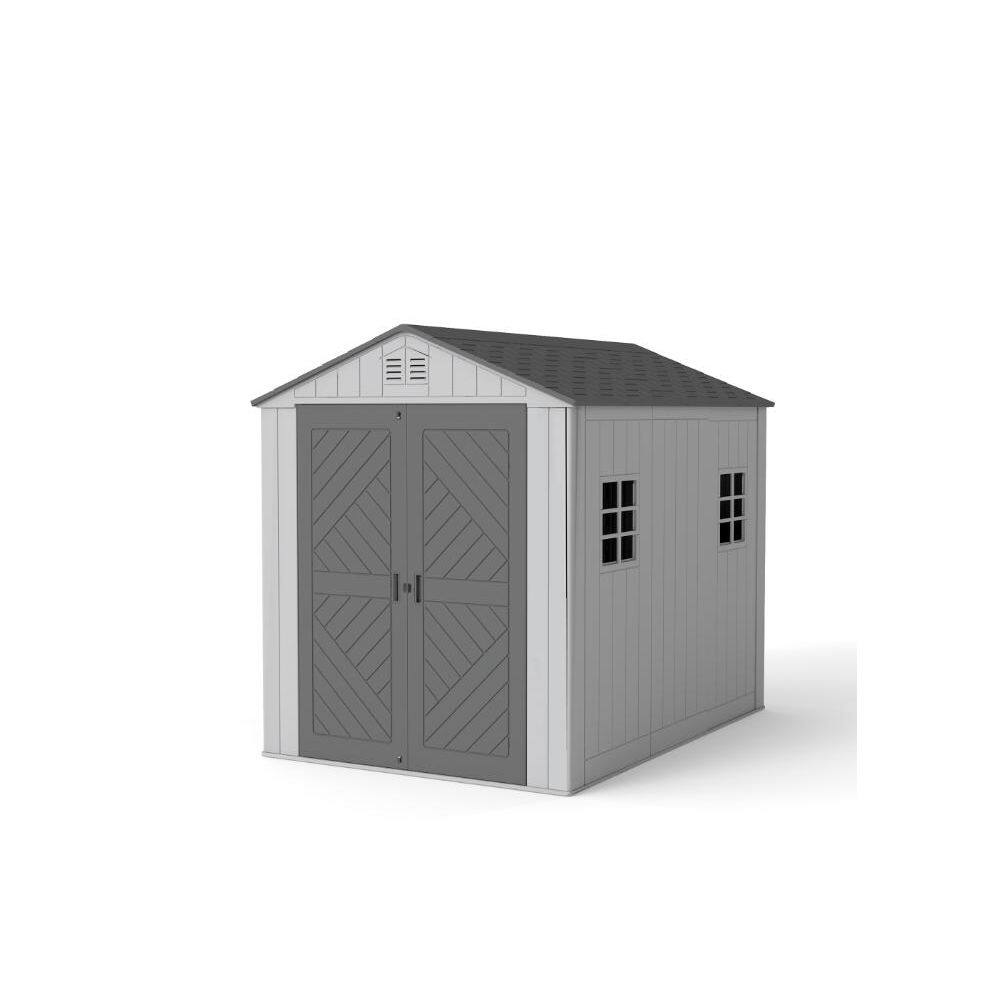 6x9 ft. Outdoor Resin Storage Shed, Weatherproof Durable Tool Shed, Lockable with Floor and Window price history on PriceWatchPro