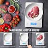 Bunpeony White Ultra Thin Professional Digital Kitchen Food Scale