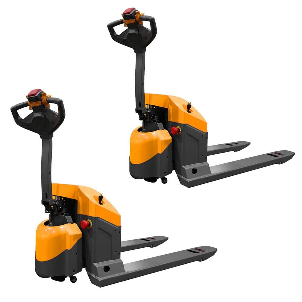 Full Electric Pallet Truck w/ 48 in. x 27 in. Fork 3 in. Lowered (2-Pack) 4400 lbs. 24-Volt/105AH GEL Battery price history on PriceWatchPro