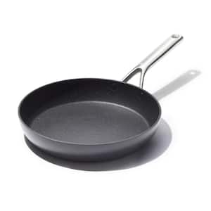 Professional 10 in. Black Aluminum NonStick Hard Anodized Induction Safe Frying Pan