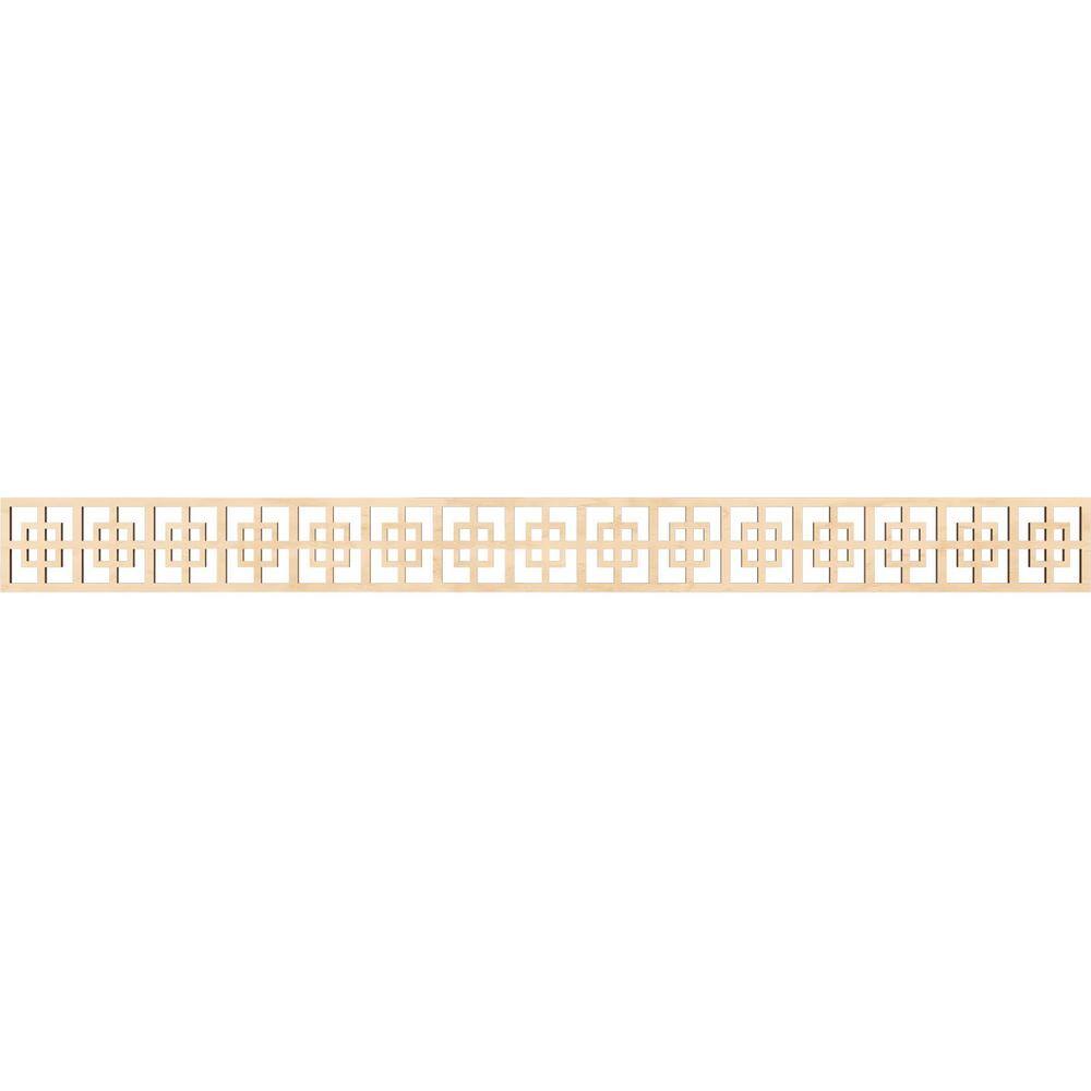 Cambridge Fretwork 0.25 in. D x 46.375 in. W x 4 in. L Birch Wood Panel Moulding price history on PriceWatchPro