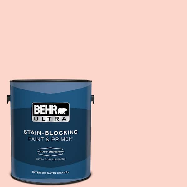 BEHR ULTRA 1 gal. #180A-2 Romantic Morn Extra Durable Satin Enamel Interior Paint & Primer